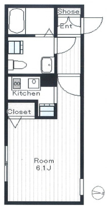 Branche西新宿East【おとり物件なし】の間取り