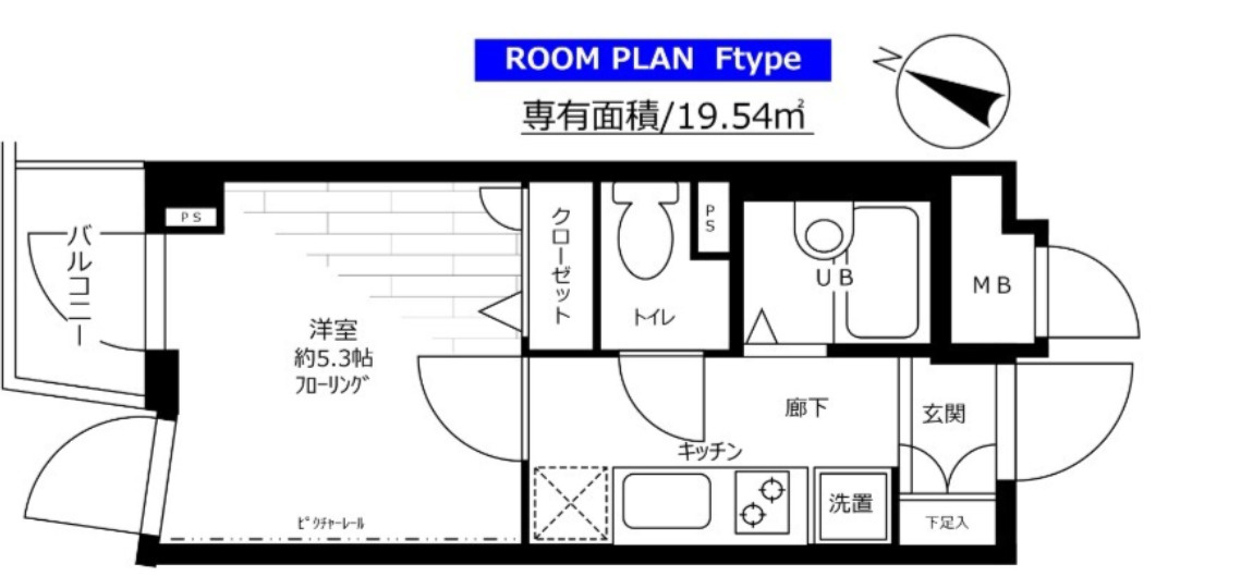 ステージファースト幡ヶ谷の間取り