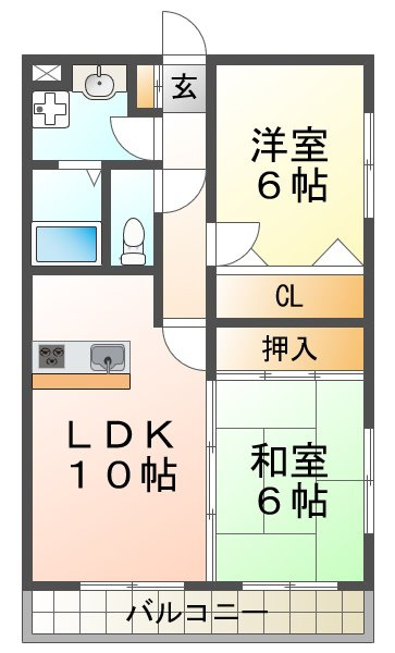 La Vista Hiroseの間取り