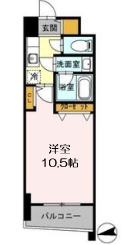 【間取り】 | カスタリアタワー肥後橋