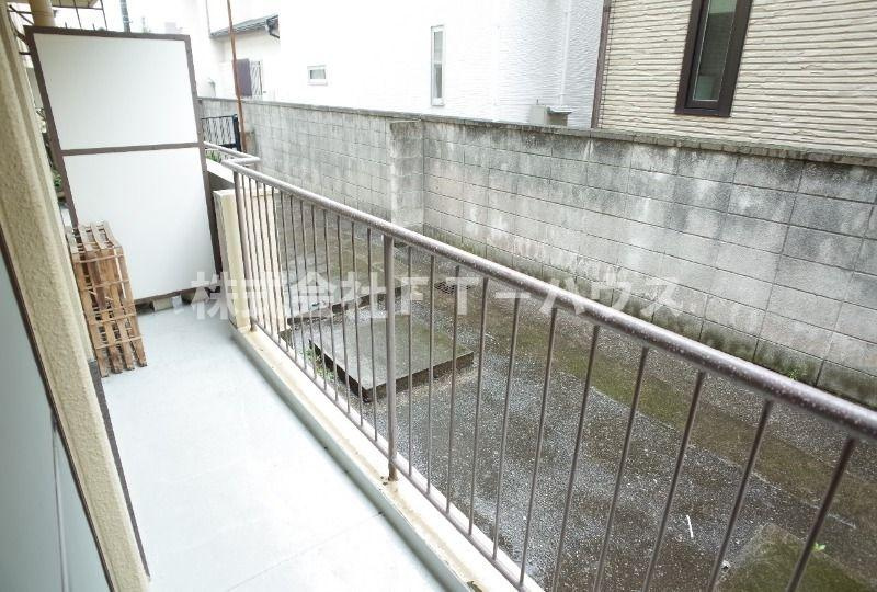 パールハイム市川のバルコニー