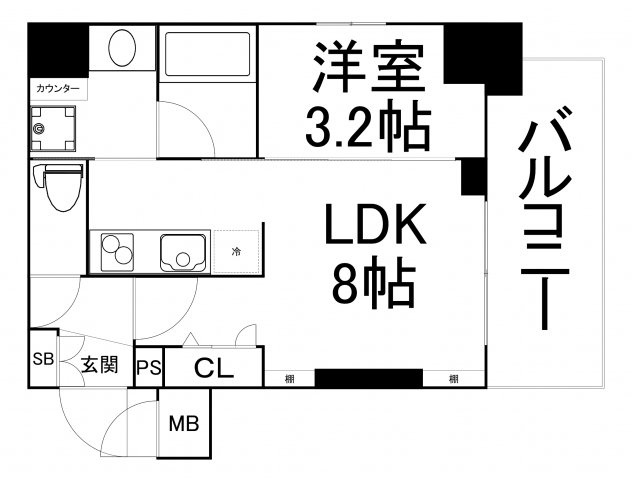 【間取り】 | レオンコンフォート本町東Ⅲ