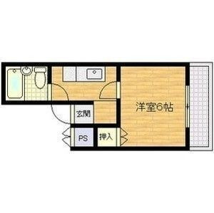 プレミール北堀江の間取り