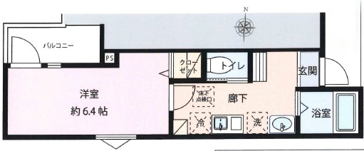 MELDIA清澄白河の間取り