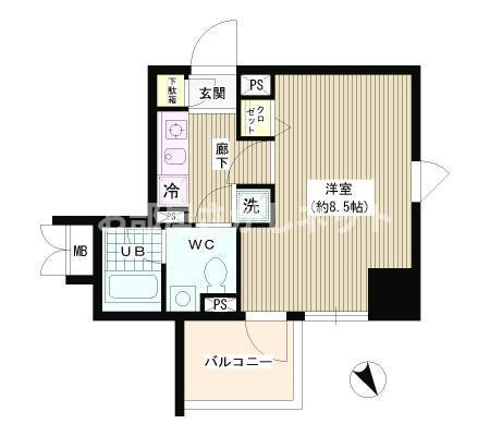 ラ・シャトン西早稲田【おとり物件なし】の間取り