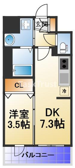 【間取り】 | プレリス福島海老江　CORE FRONT