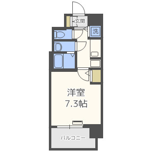 S-RESIDENCE新大阪Ridenteの間取り