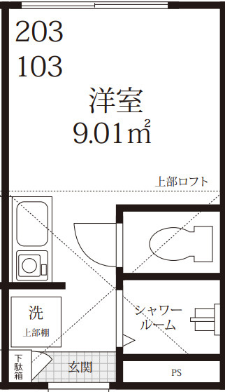 Joyous Life北沢（ジョイアスライフ）の間取り
