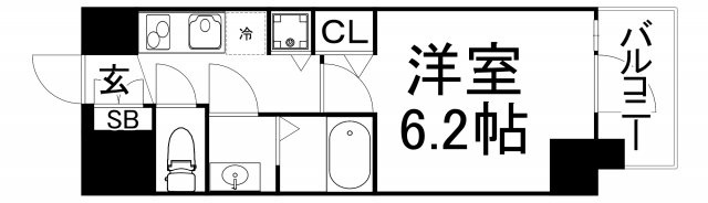【間取り】 | レオンコンフォート上本町カレント