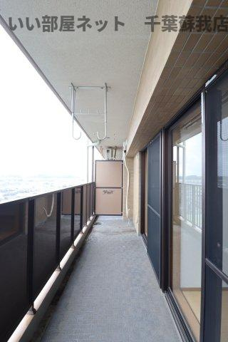 (仮)椎名崎町マンションのバルコニー|お洗濯にも便利なバルコニー付き
