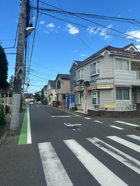 船橋市高野台４丁目０１期の前面道路含む現地写真