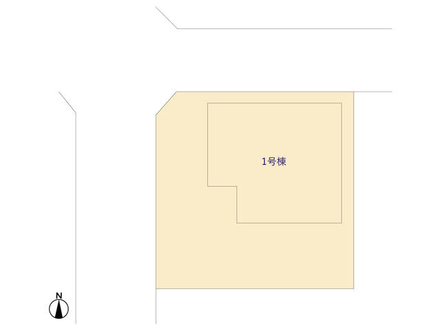 ４３３３船橋市松が丘５１期１棟の区画図