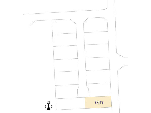 ４２７３船橋市二和西２６期１４棟の区画図