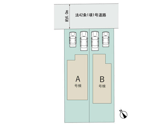 松戸市常盤平西窪町１５番９の区画図