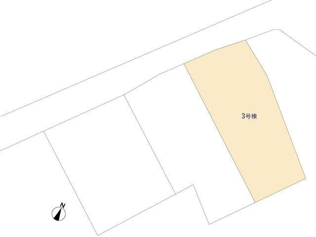 ４３１５松戸市小山８期３棟の区画図