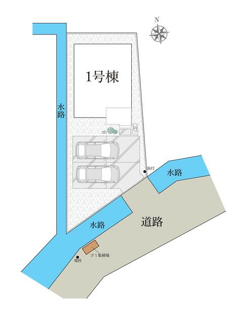 柏市中新宿３丁目０１期の区画図