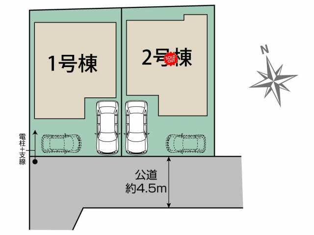 ブルーミングガーデン　柏市酒井根３丁目２棟／１期１号棟のその他|柏市酒井根3丁目2棟区画図