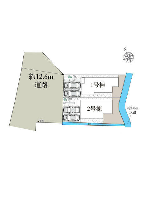 鎌ヶ谷市中央２丁目０１期の区画図