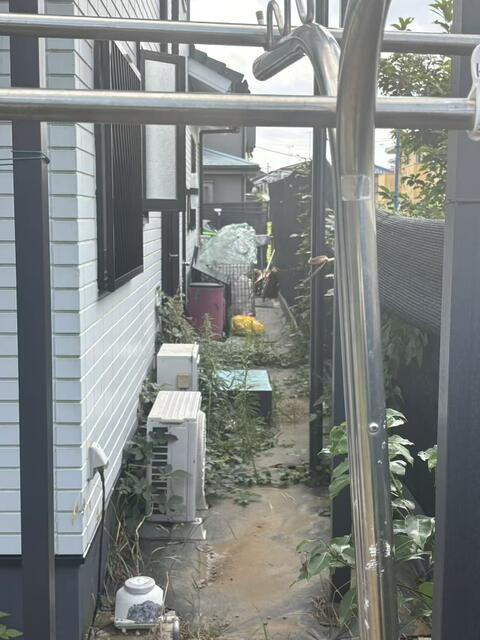 柏市南逆井１丁目戸建ての庭