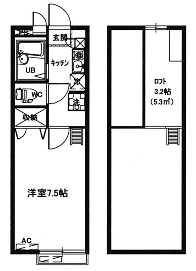【間取り】 | メインシティガーデン新井壱番館(メインシティガーデンアライイチバンカン)