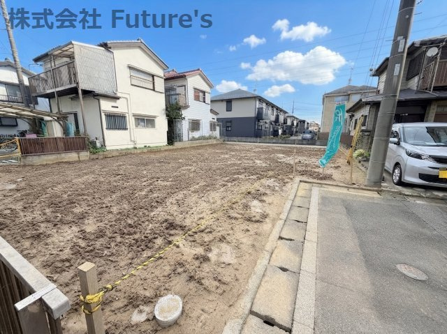 三郷市戸ケ崎1丁目　建築条件無し売地の外観|現地の写真になります。