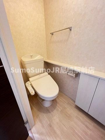 サニーコート杭瀬のトイレ|シンプルで使いやすいトイレです