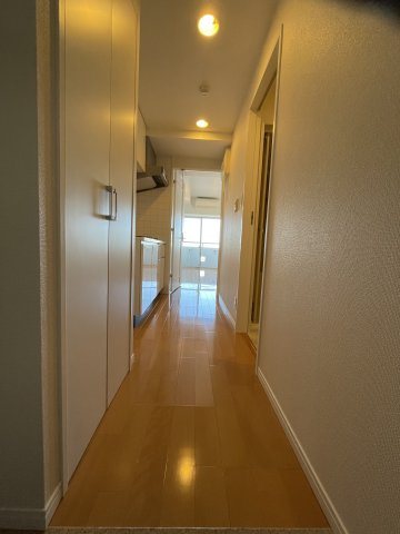 調布市多摩川５丁目の賃貸マンションの玄関