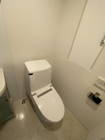 調布市多摩川５丁目の賃貸マンションのトイレ