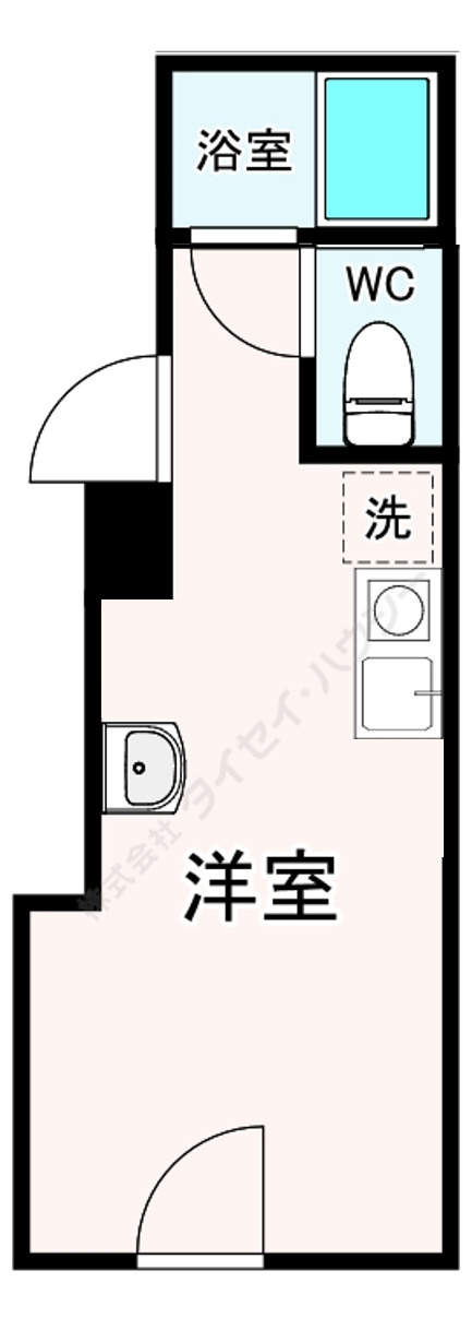 アールヒルズ日本橋の間取り