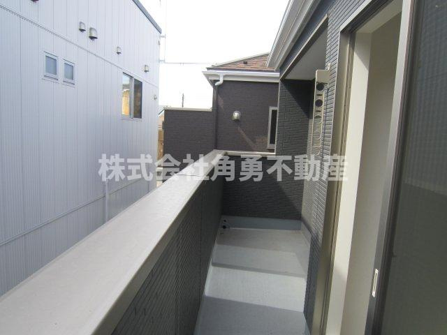 海老名市東柏ヶ谷4期　新築一戸建て　１号棟の内観：施工例|《施工例》バルコニー