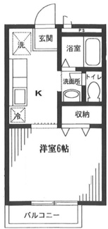 【間取り】 | エスペラント烏山Ⅱ | 間取りです。