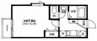 【間取り】 | アルサ幡ヶ谷 | 間取りです。