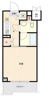 【間取り】 | ルーブル笹塚弐番館 | 間取りです。