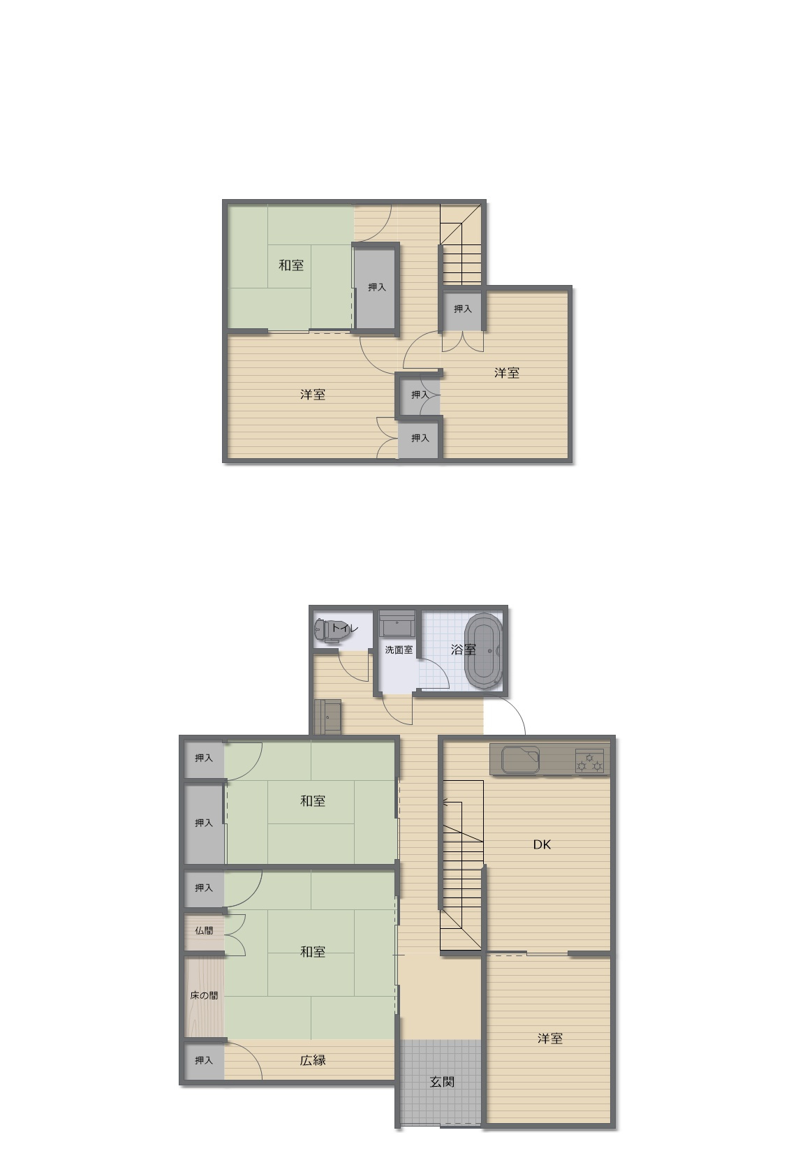 紀の川市貴志川町岸宮・中古戸建・54820の間取り
