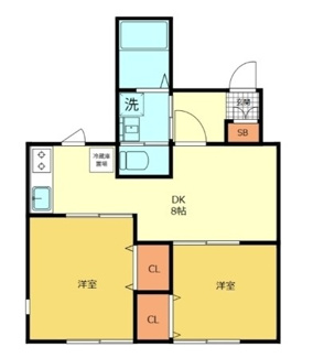 【間取り】 | セントラル東中野 | 間取りです。