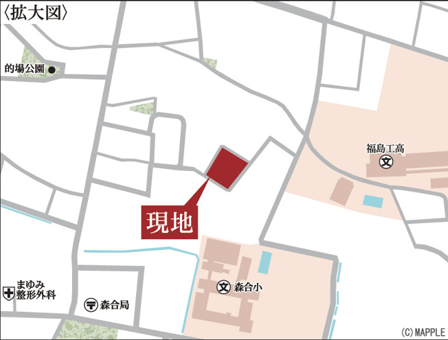 【地図】 | Livele Garden.S　森合第4　4号棟 | 森合小学校…徒歩6分、第4中学校…徒歩22分