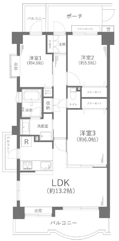 クリオ湘南長沢3番館A棟の画像