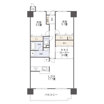 アルファステイツ光南町の間取り