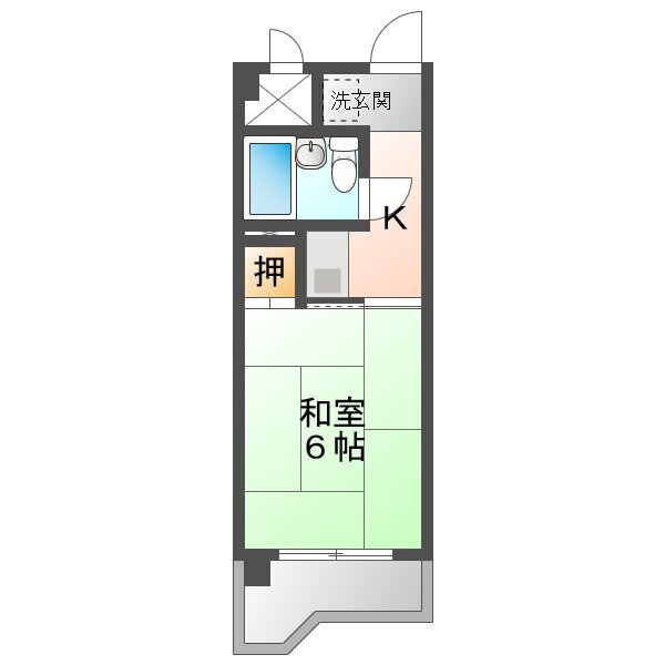 サンパル23の間取り