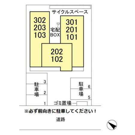 マニフィークの区画図