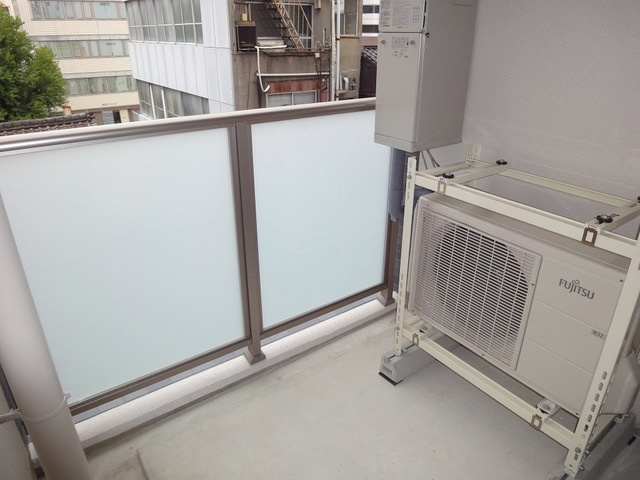 名古屋市西区那古野２丁目の賃貸マンションのバルコニー