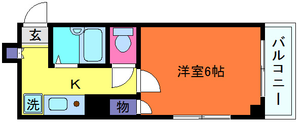 シャミリー深江の間取り