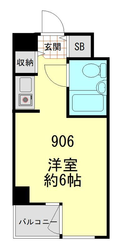 ホーユウコンフォルト蒲田の間取り