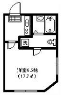 府中市白糸台４丁目のアパートの間取り