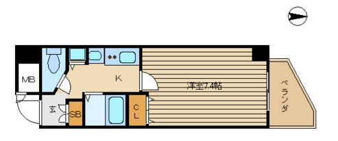 【間取り】 | プレサンス心斎橋リベルタ