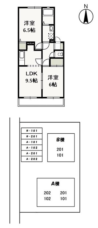 エトワール中井　Aの間取り