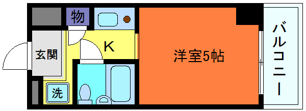 カサベラ岡本の間取り