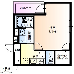フジパレス鳳駅西Ⅱ番館の間取り