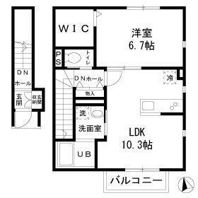 メゾンプランタンＩＩ(メゾンプランタンツー)の間取り