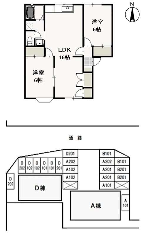 ベルエポックＫ　Aの間取り